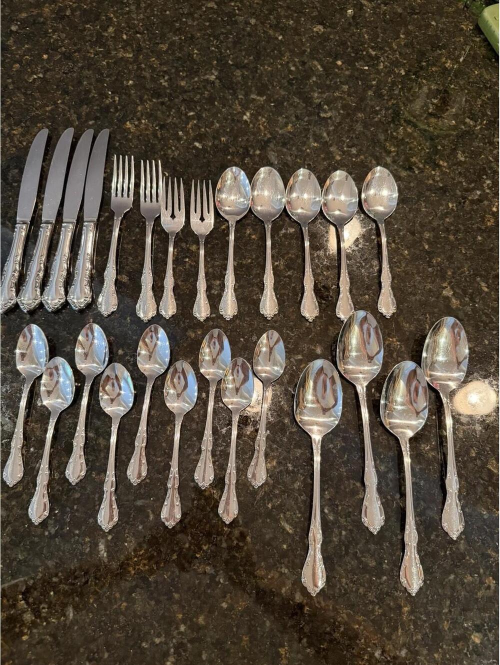 Oneida Whittier Oneidaware Stainless Betty Crocker Flatware Lot Of 26 Various